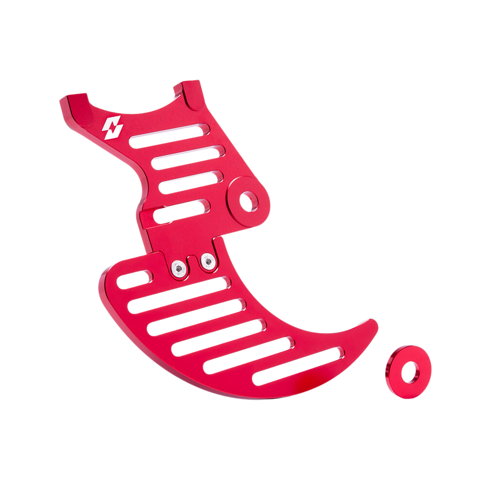 Full-E Charged Rear Brake Disc Guard for Talaria / Light Bee 200mm Brake Disc Red