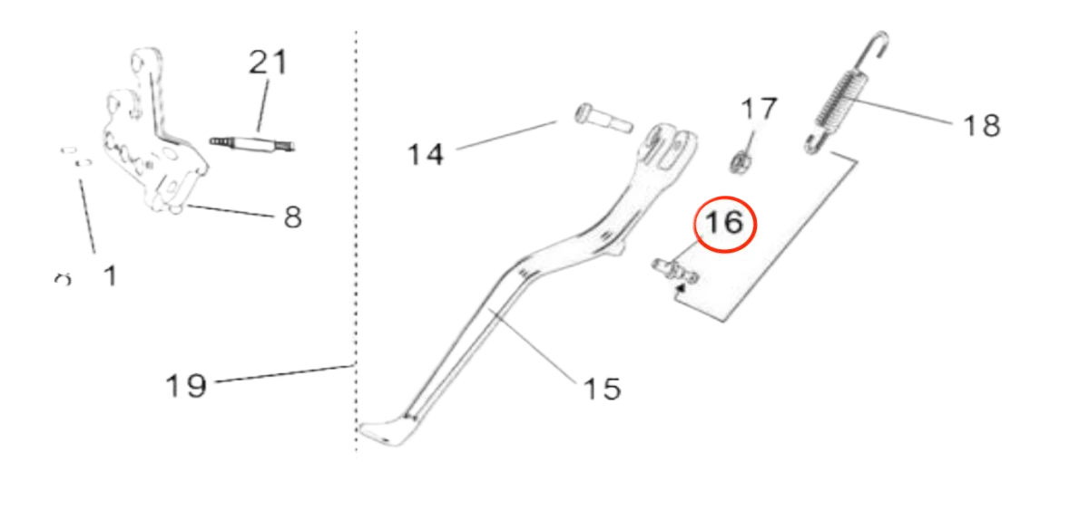 Light Bee Kickstand Pin „B“