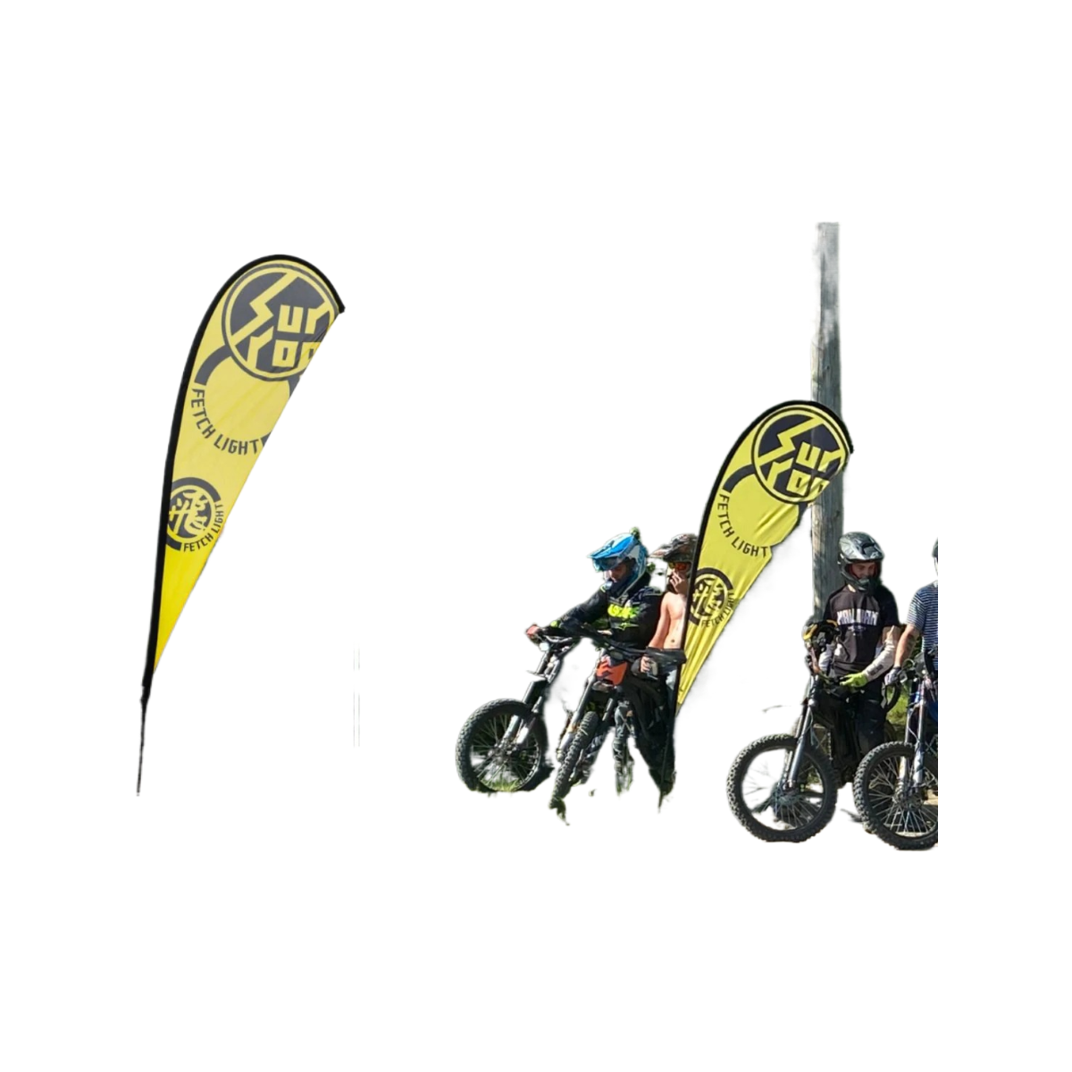 Surron Teardrop Flag